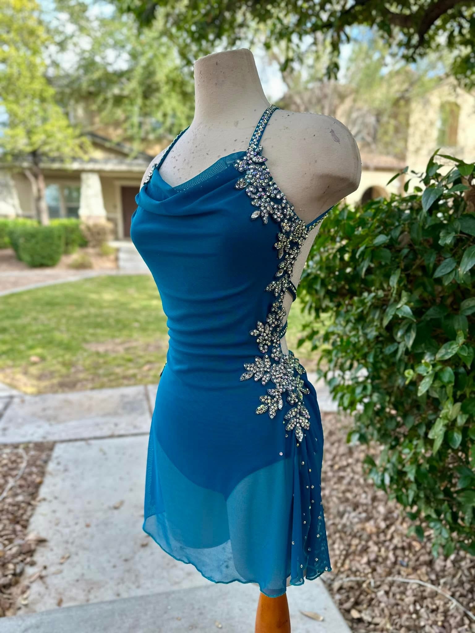 WSC Ruched Mesh Dress