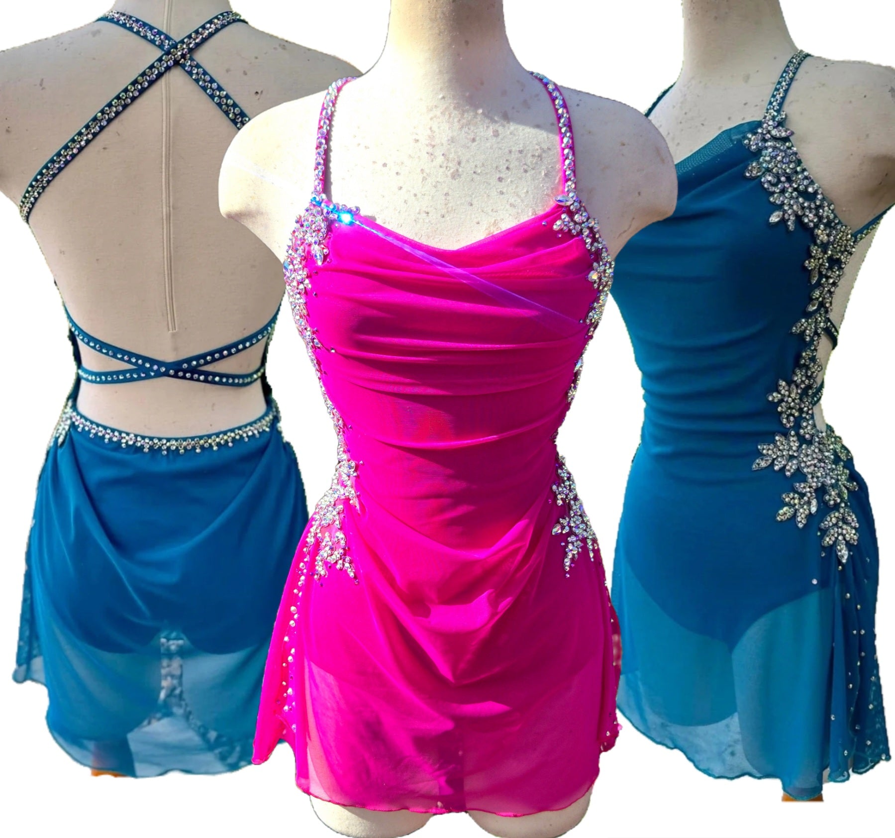 WSC Ruched Mesh Dress