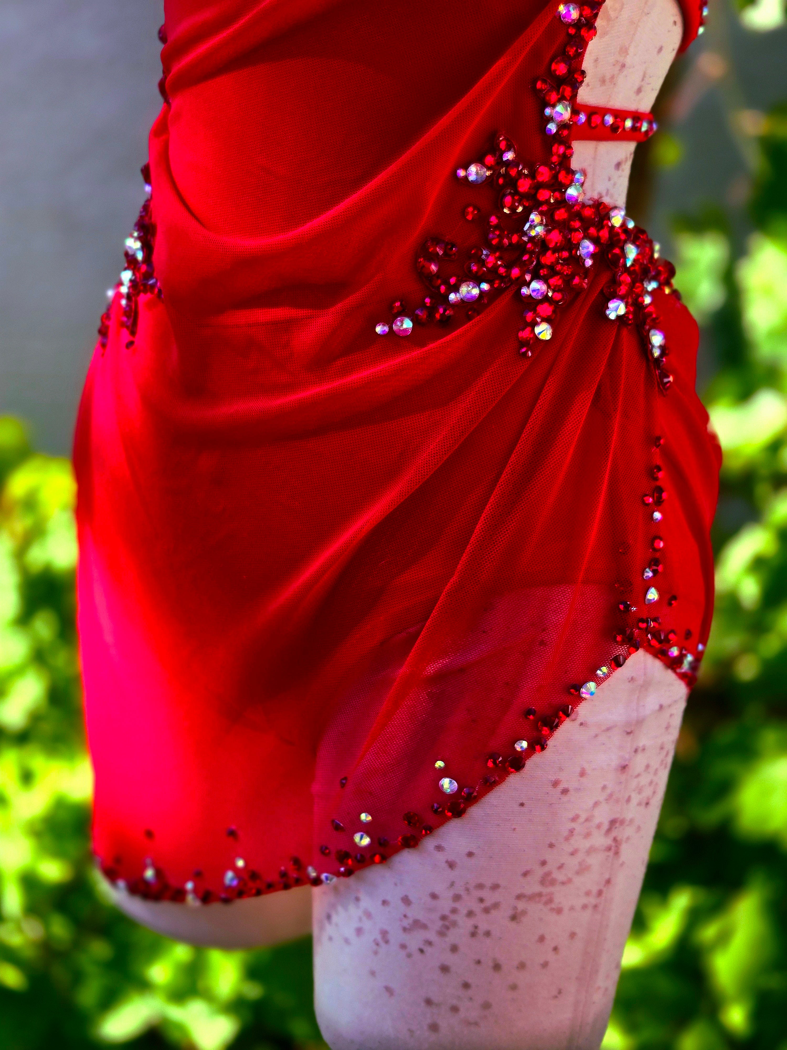 Ready to ship size AXS Red Dress